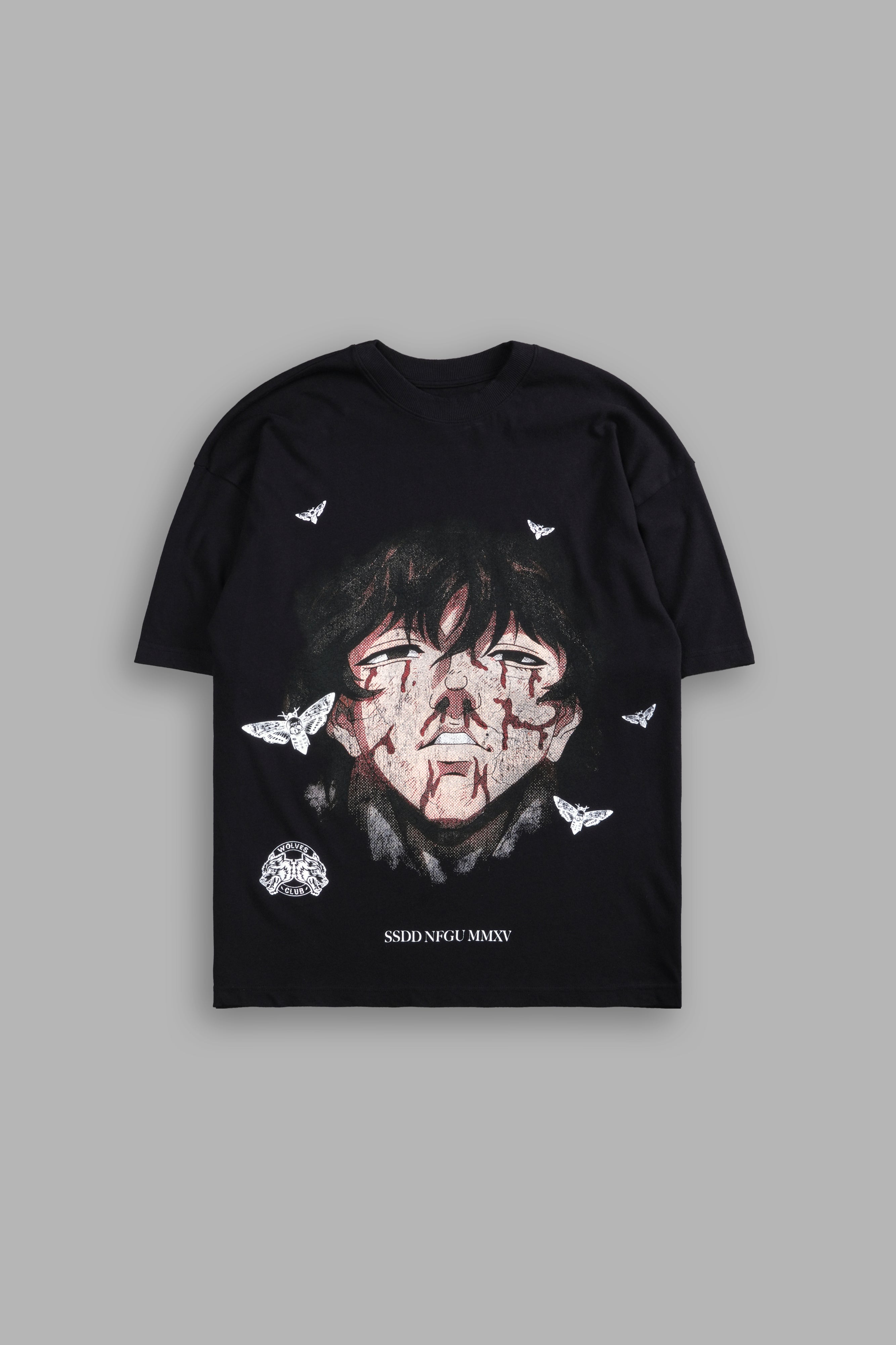 Baki "Premium" Oversized Tee in Black