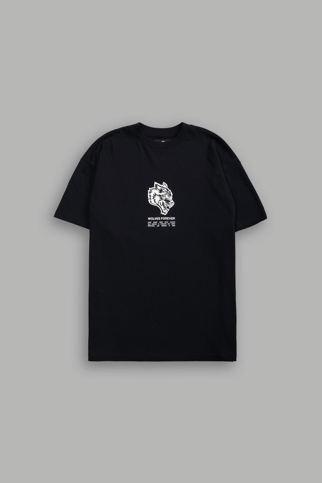 Wolves Have Your Back "Premium" Oversized Unisex Tee in Black