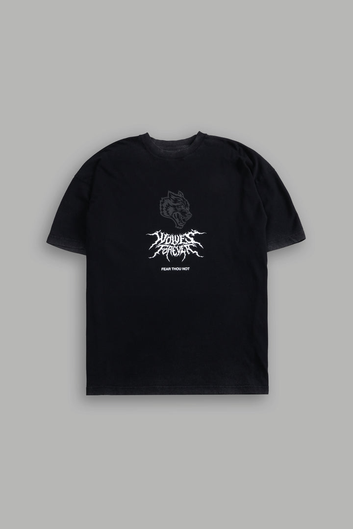 Casted Out "Premium" Oversized Tee in Black