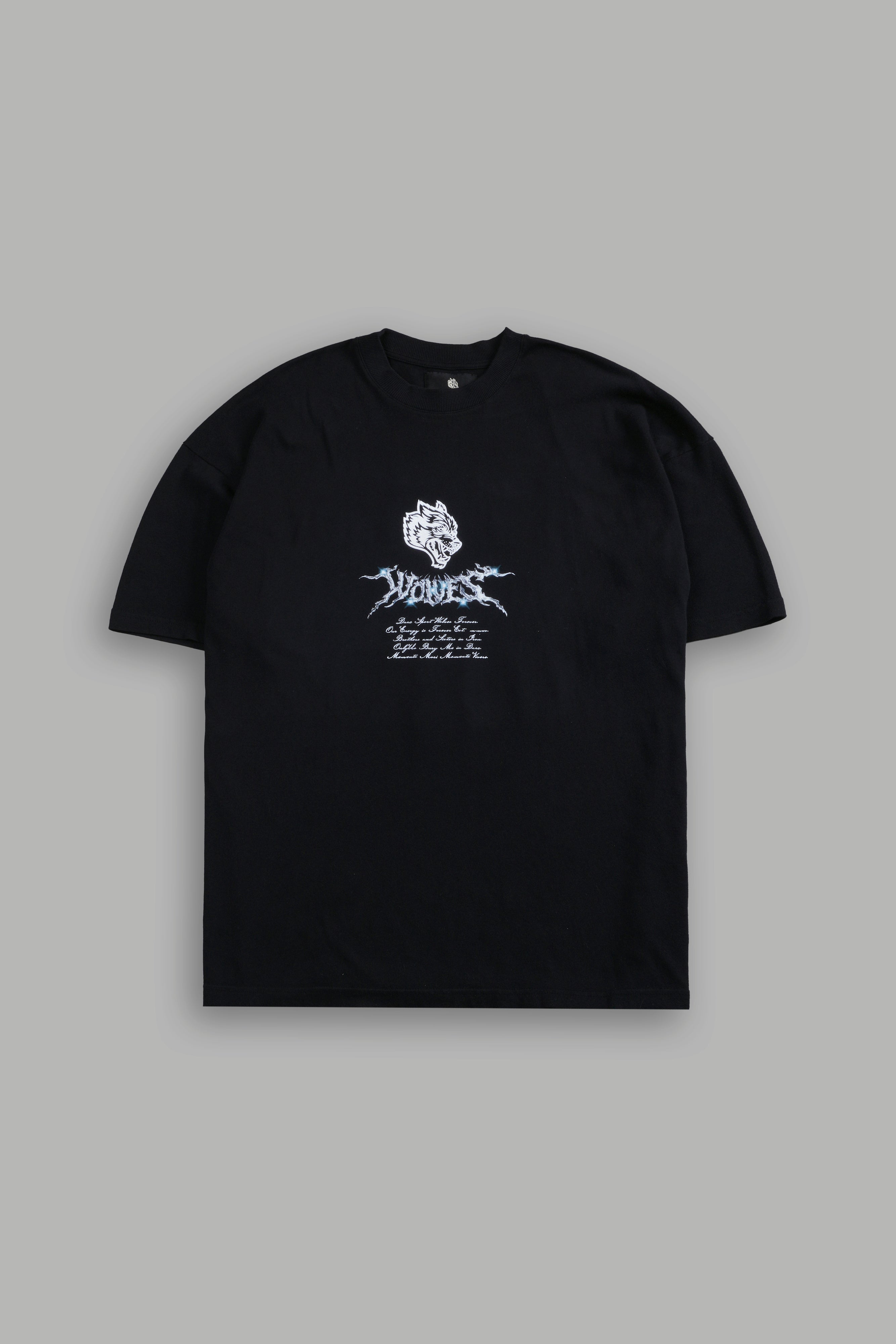 Iron Moth "Premium" Oversized Tee in Black