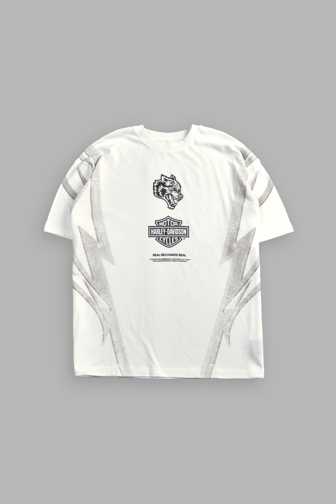 Real Recognize Real Unisex Premium Oversized Tee in Cream