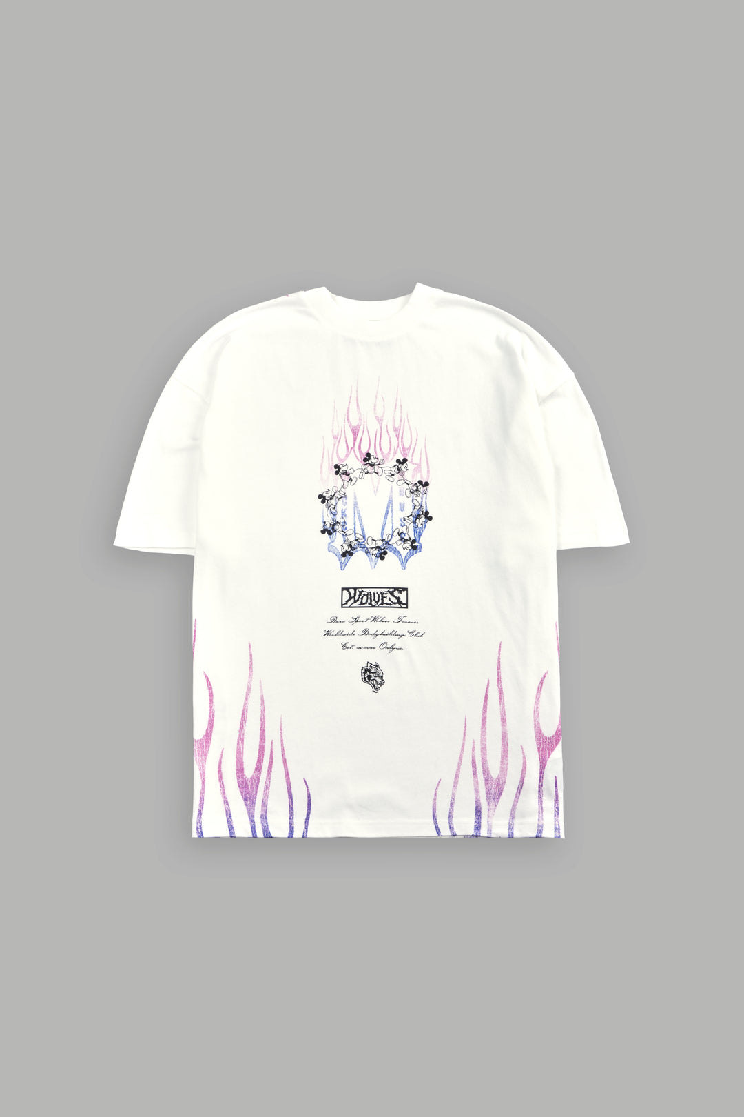 Mickey Forever Premium Oversized Tee in Cream