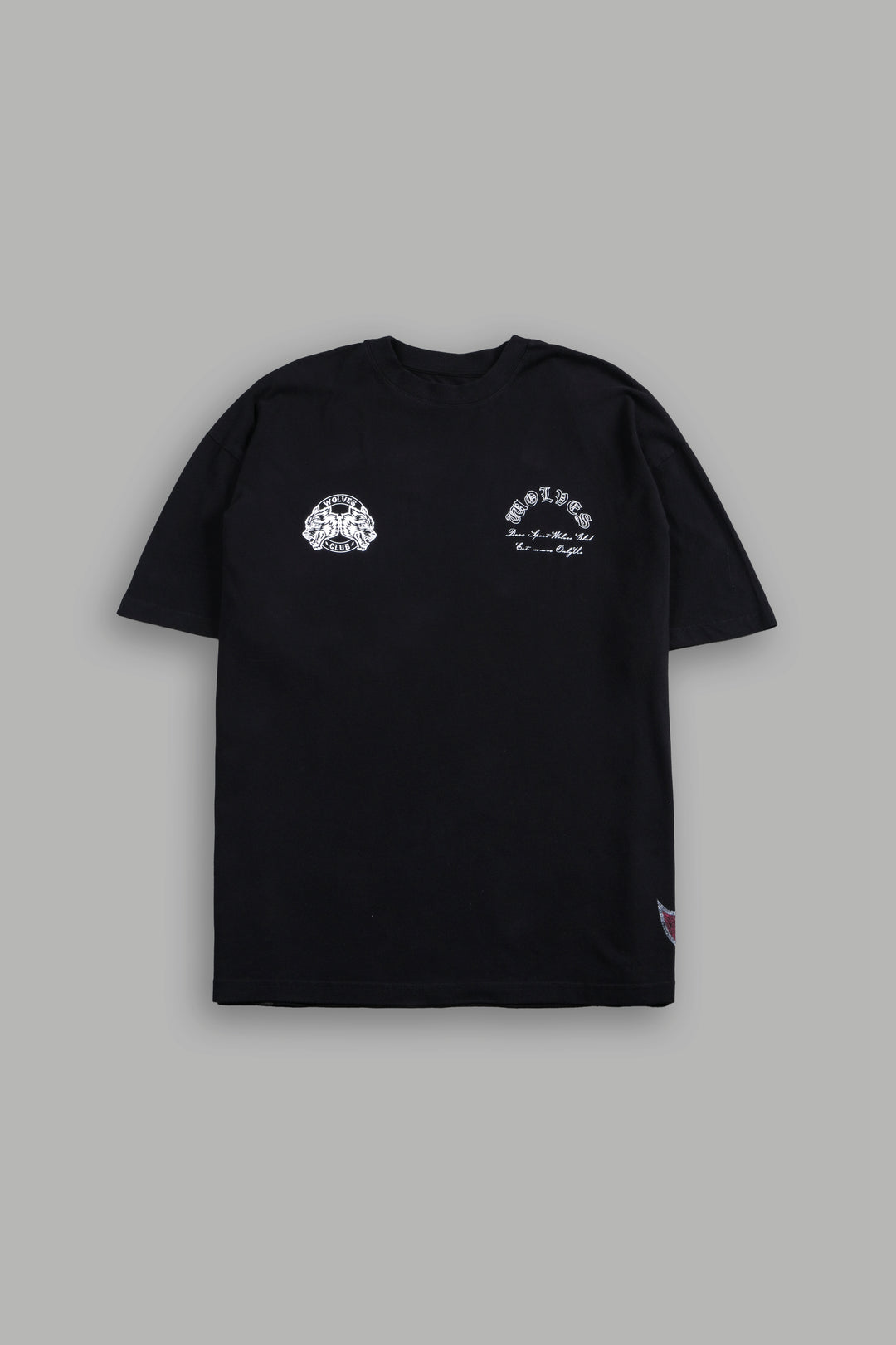 No Pain No Gain Premium Oversized Tee in Black