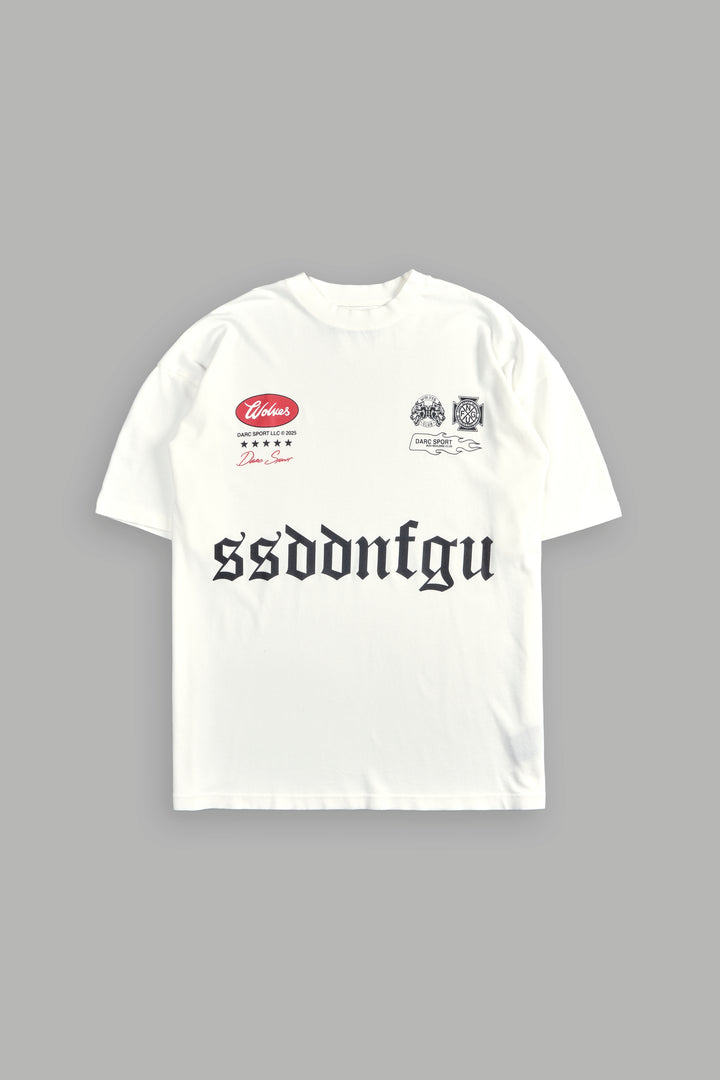 Us Forever "Premium" Oversized Tee in Cream