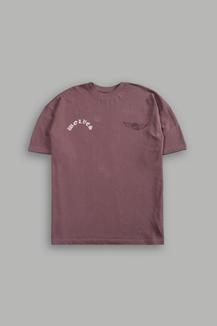 Darc Creed "Premium" Oversized Tee in Mauve