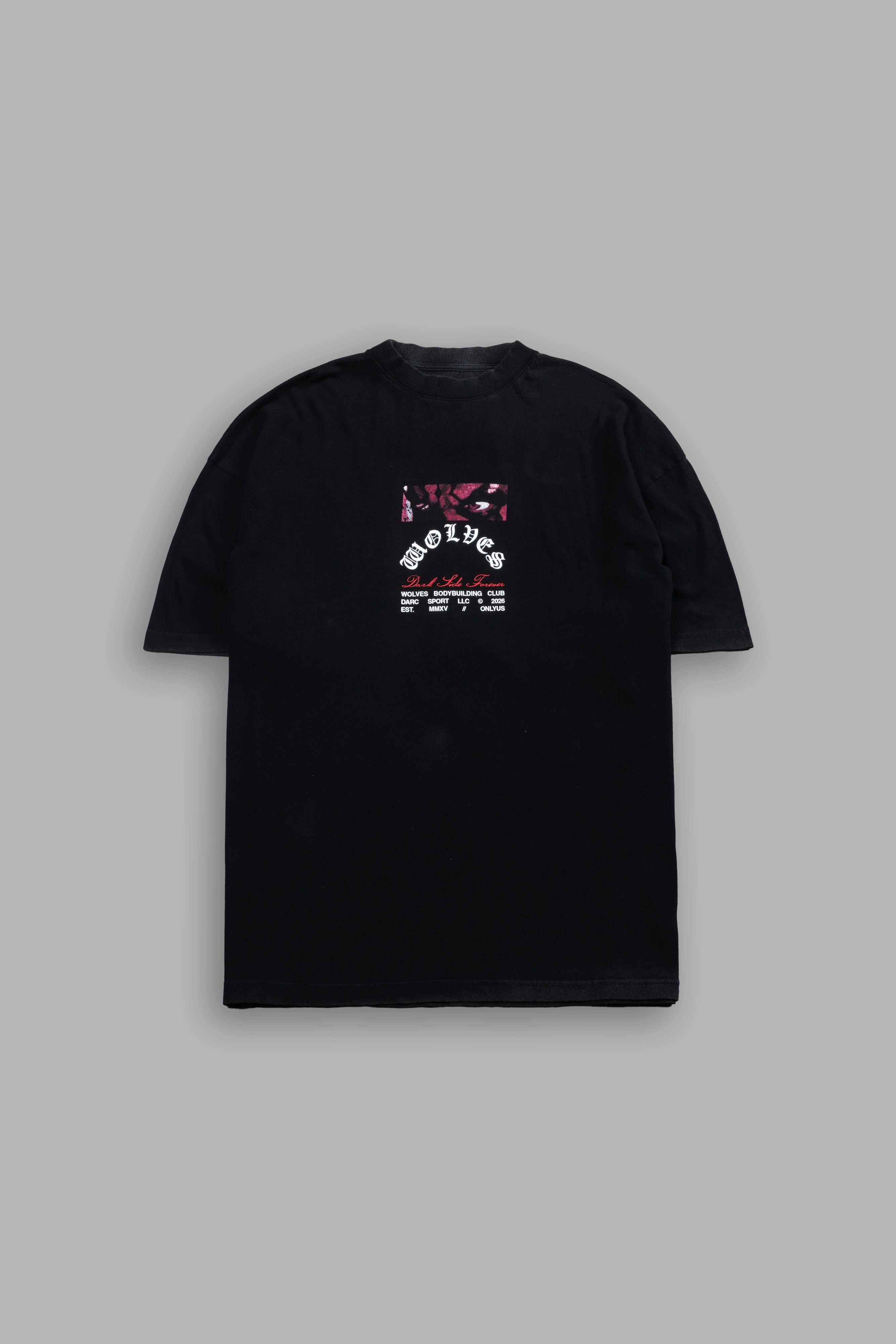The Shadow Premium Oversized Tee in Black