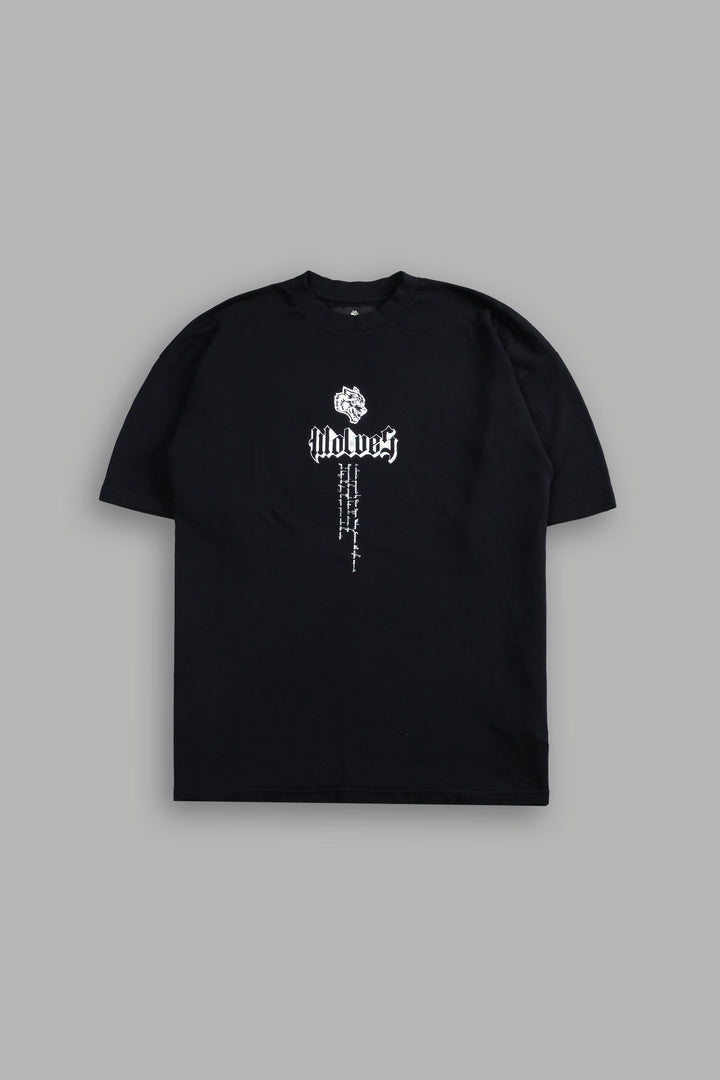 Age Of The Valkyrie "Premium" Oversized Unisex Tee in Black