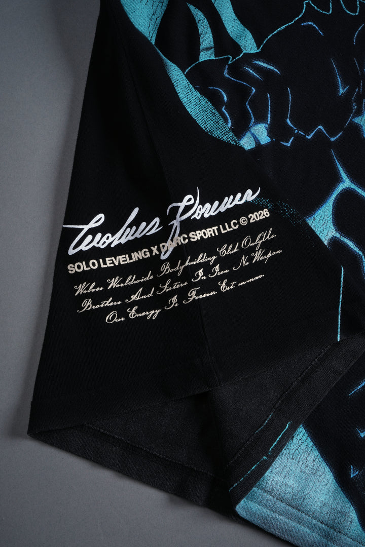 Igris Ascends Premium Oversized Tee in Black