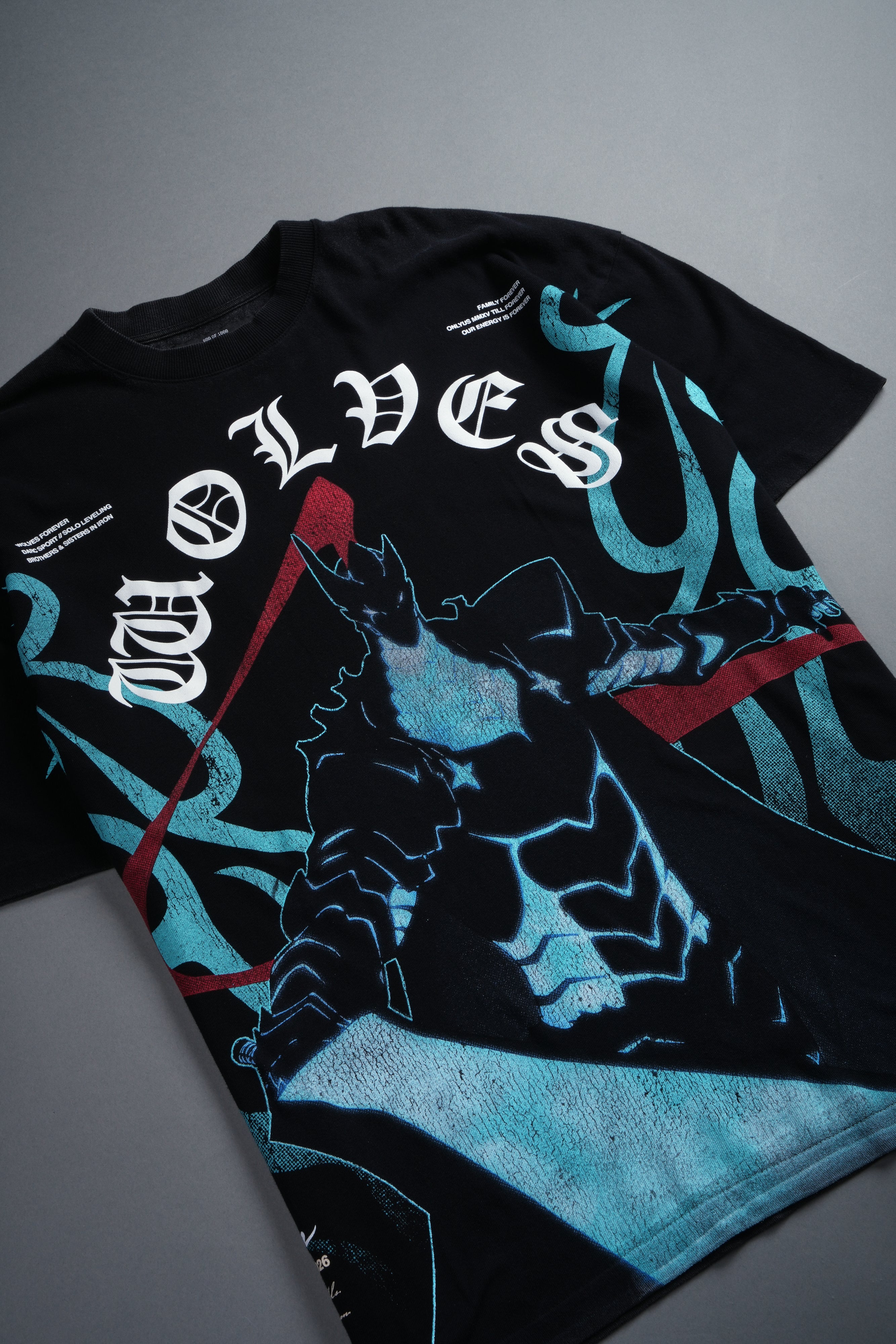 Igris Ascends Premium Oversized Tee in Black