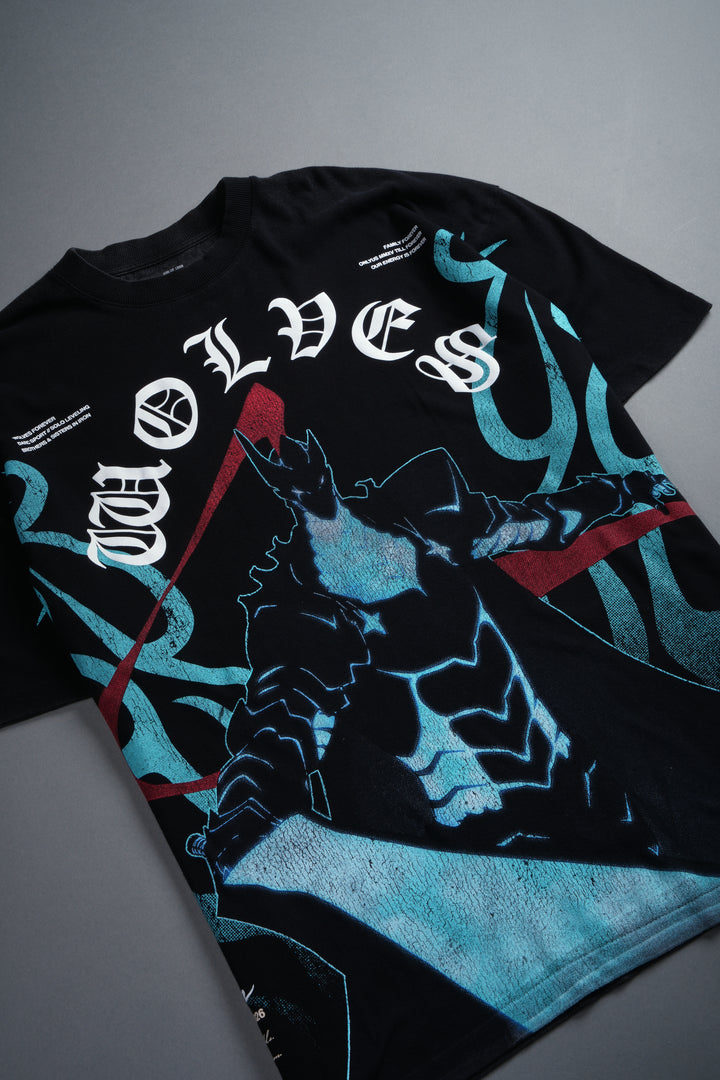 Igris Ascends Premium Oversized Tee in Black