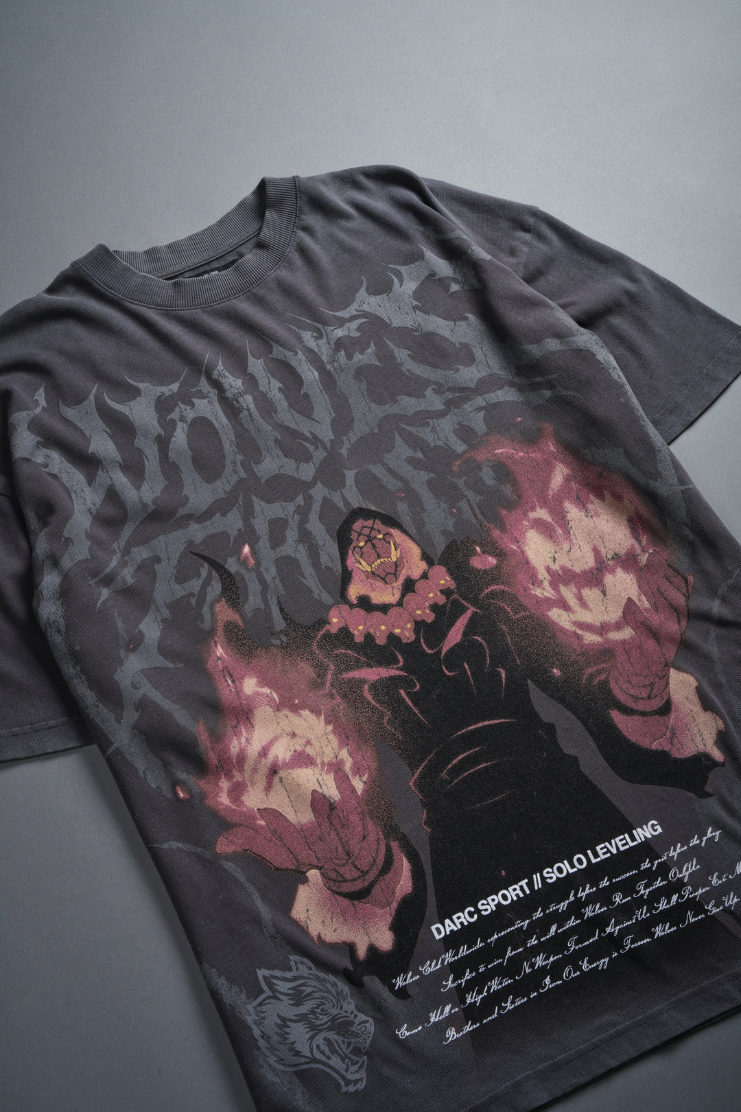 Darc Tusk Premium Oversized Tee in Wolf Gray