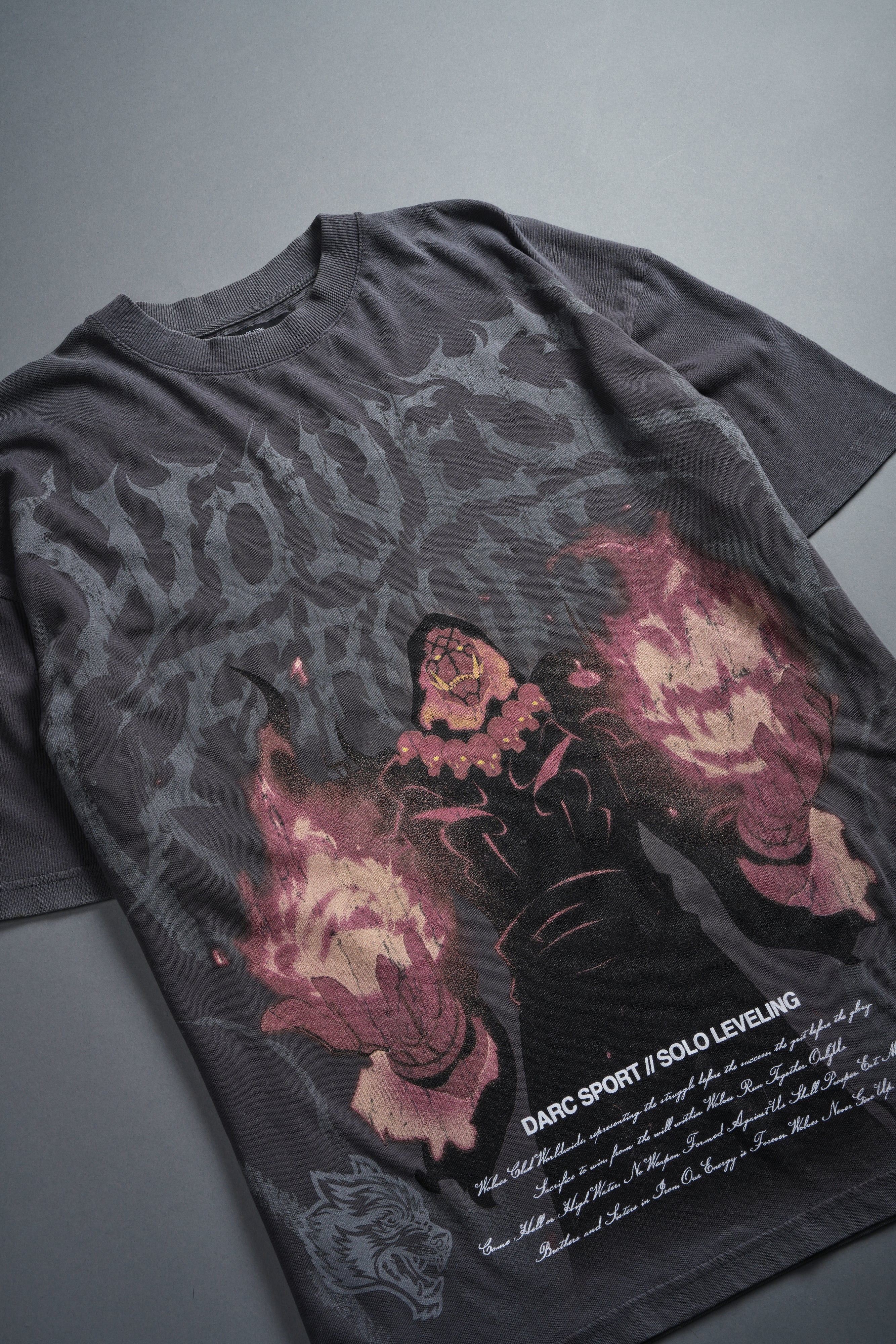 Darc Tusk Premium Oversized Tee in Wolf Gray