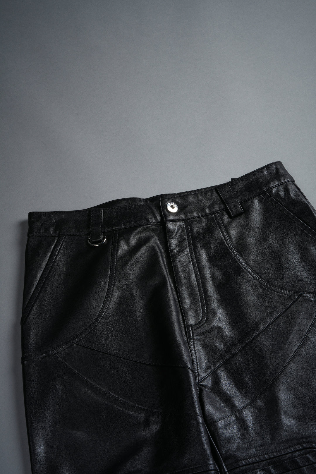 Wolves Chopper McKagan Faux Leather Pants in Black