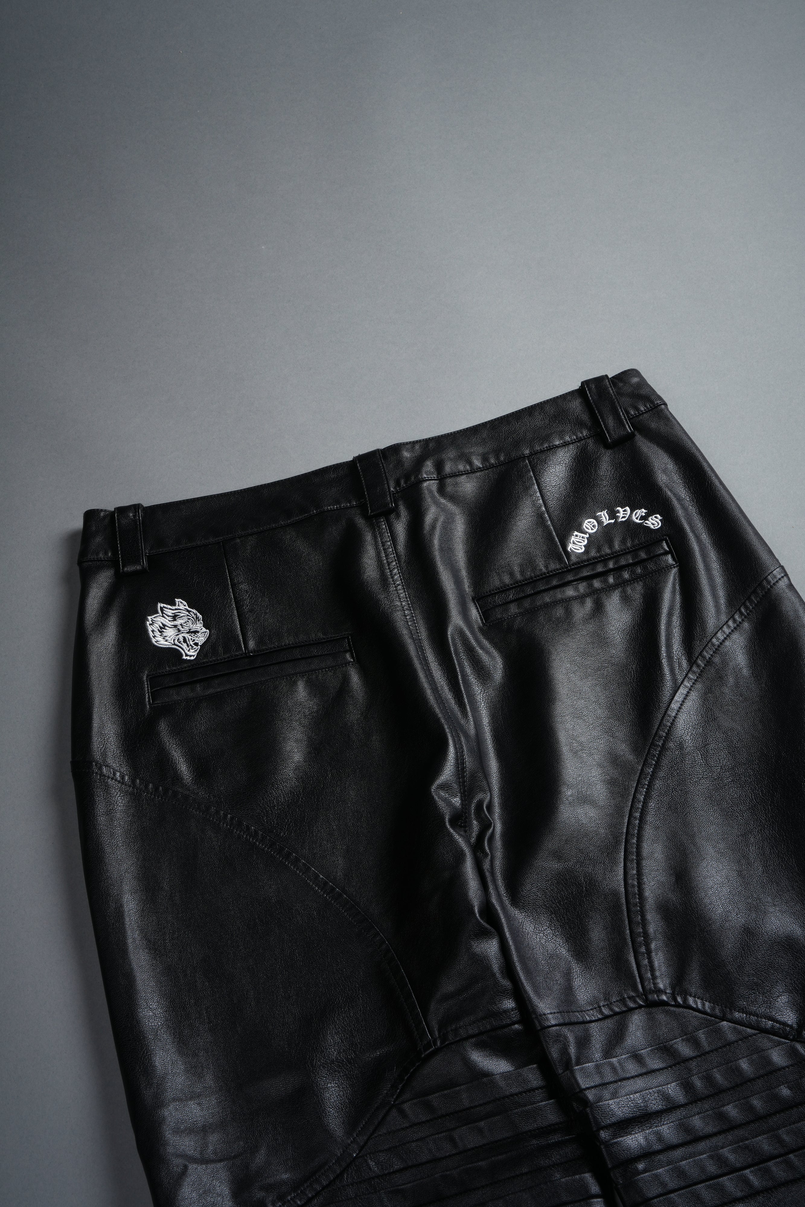 Wolves Chopper McKagan Faux Leather Pants in Black – DarcSport