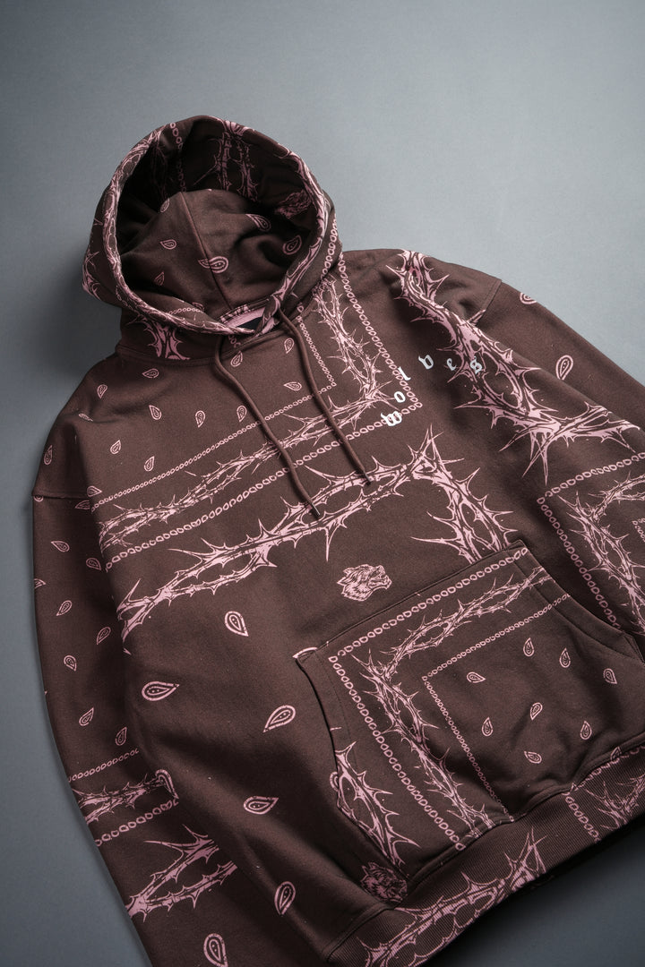 Wolves Pyramid "Bishop" Hoodie in Desert Dust Thorn Paisley