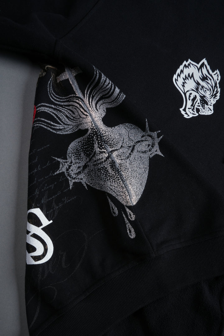 The Fallen "Grunge" Hoodie in Black