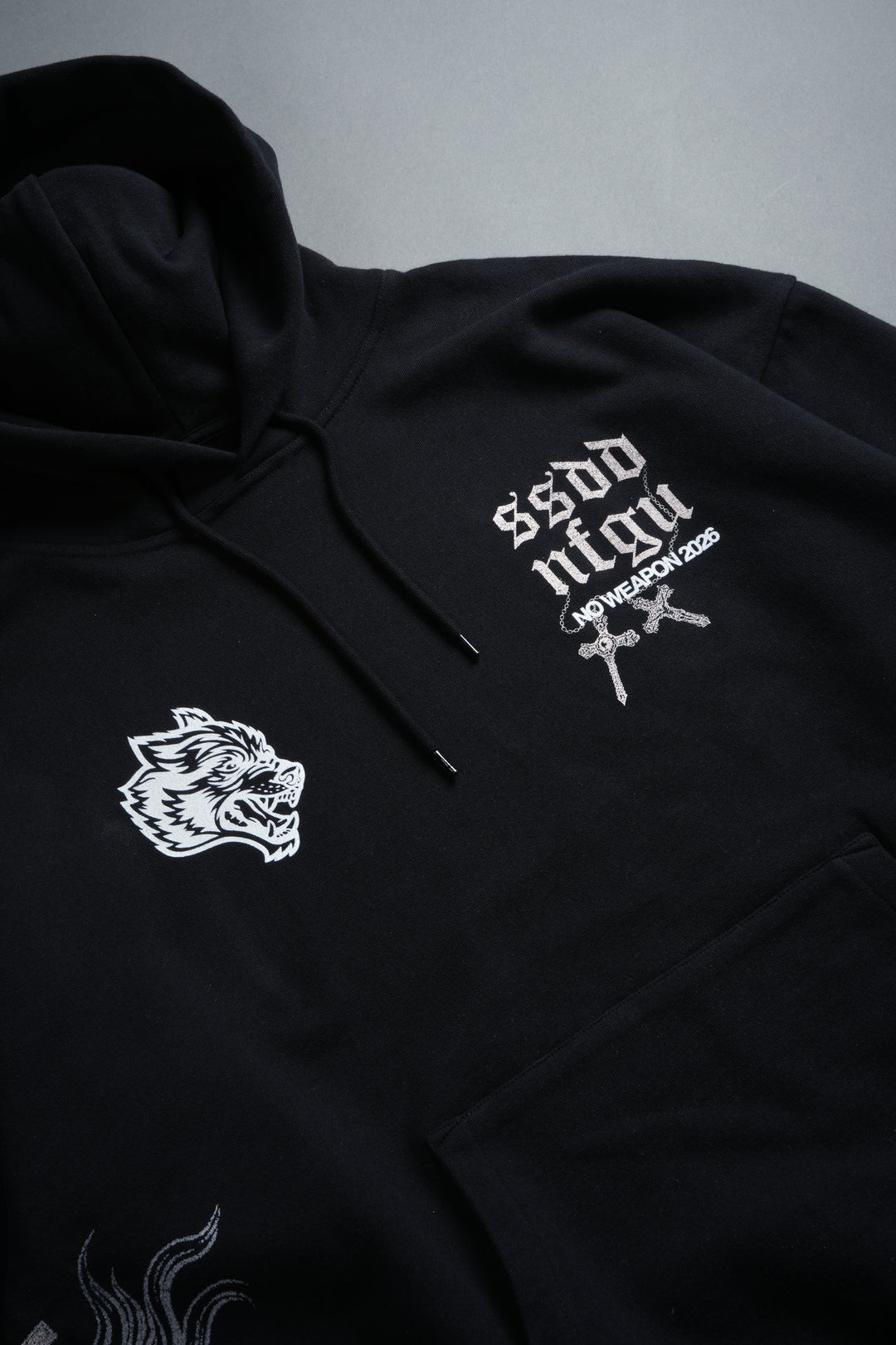 The Fallen "Grunge" Hoodie in Black