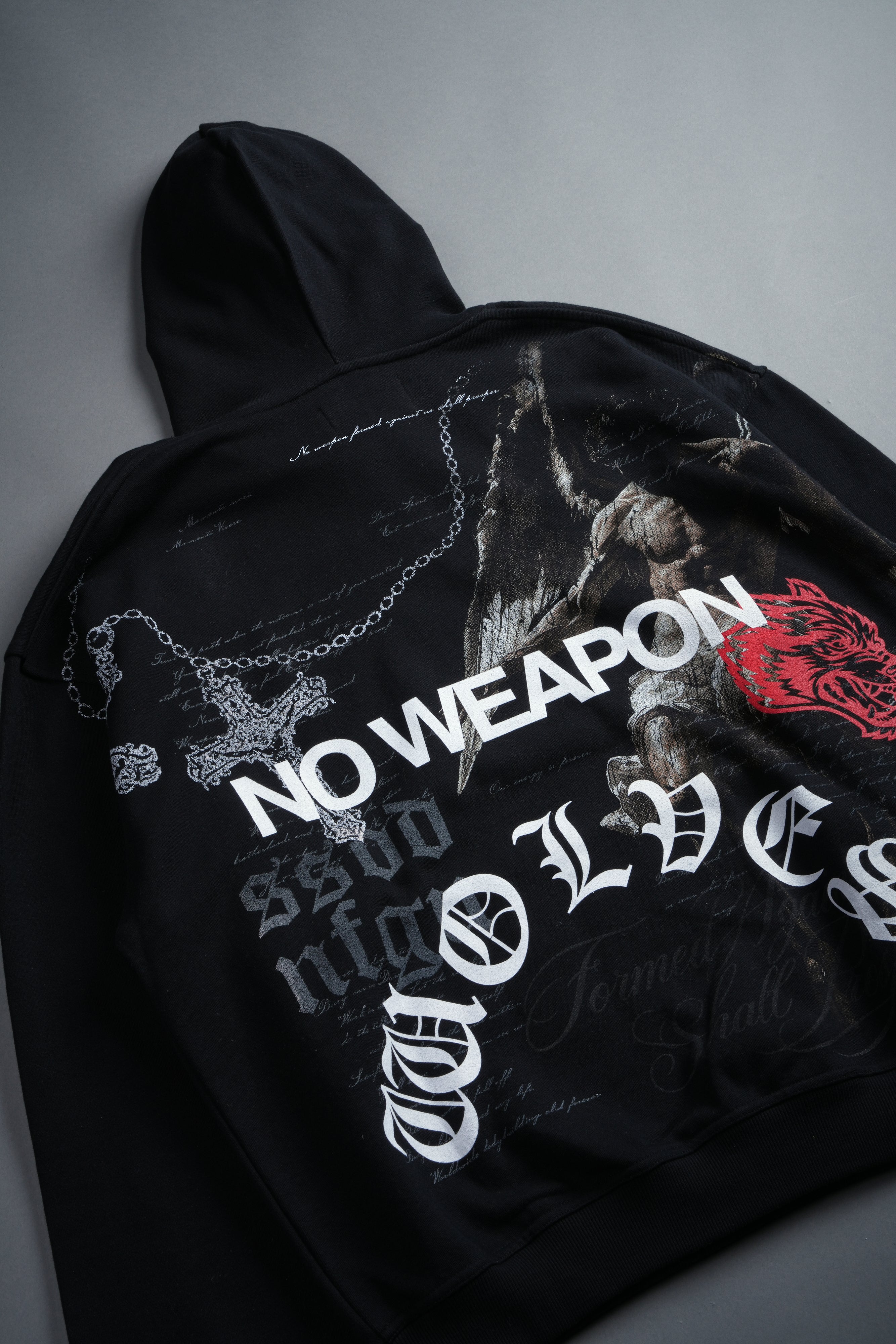 The Fallen "Grunge" Hoodie in Black