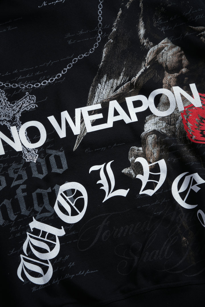 The Fallen "Grunge" Hoodie in Black