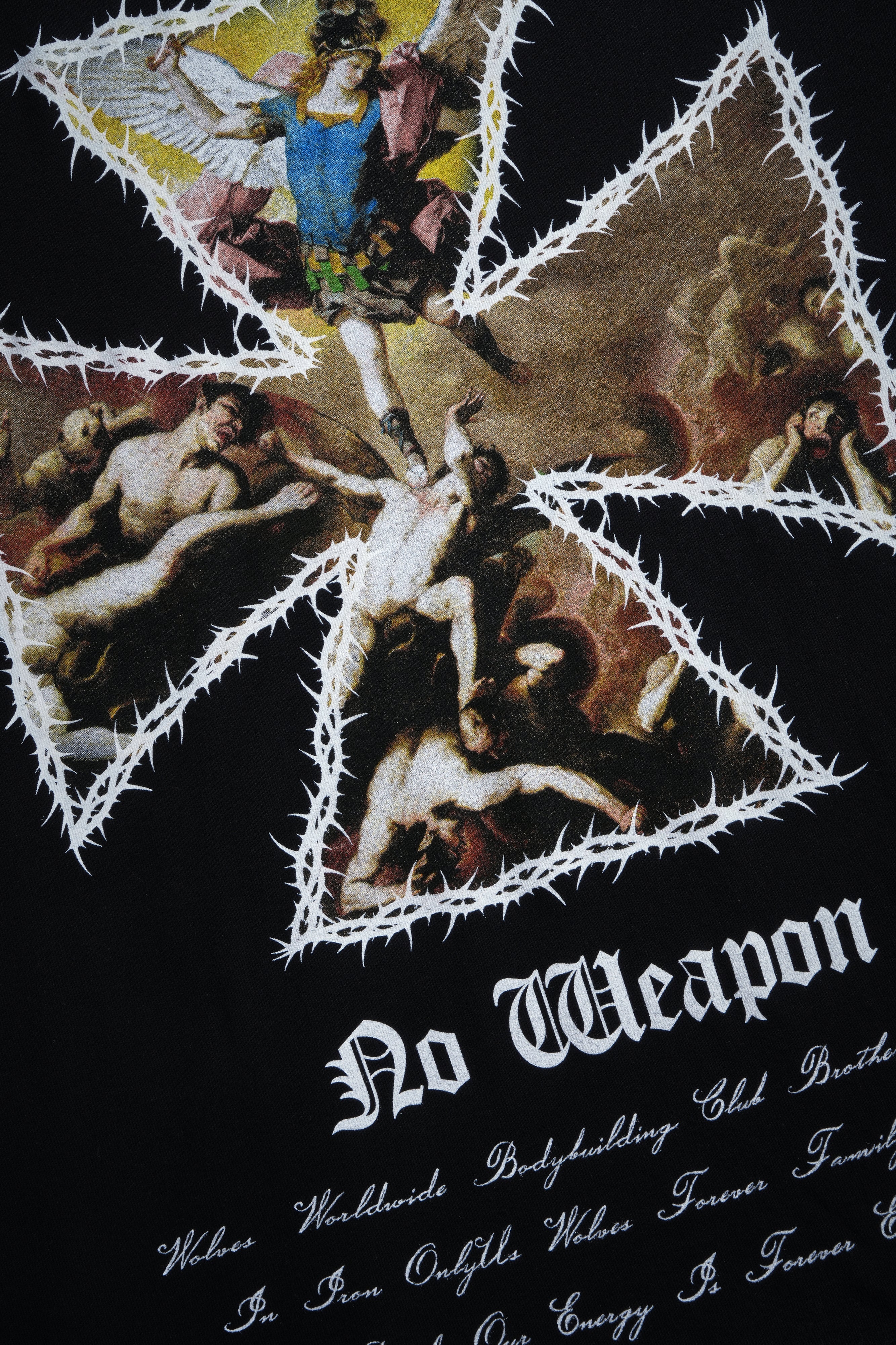 Ascend "Premium" Cap Sleeve Tee in Black