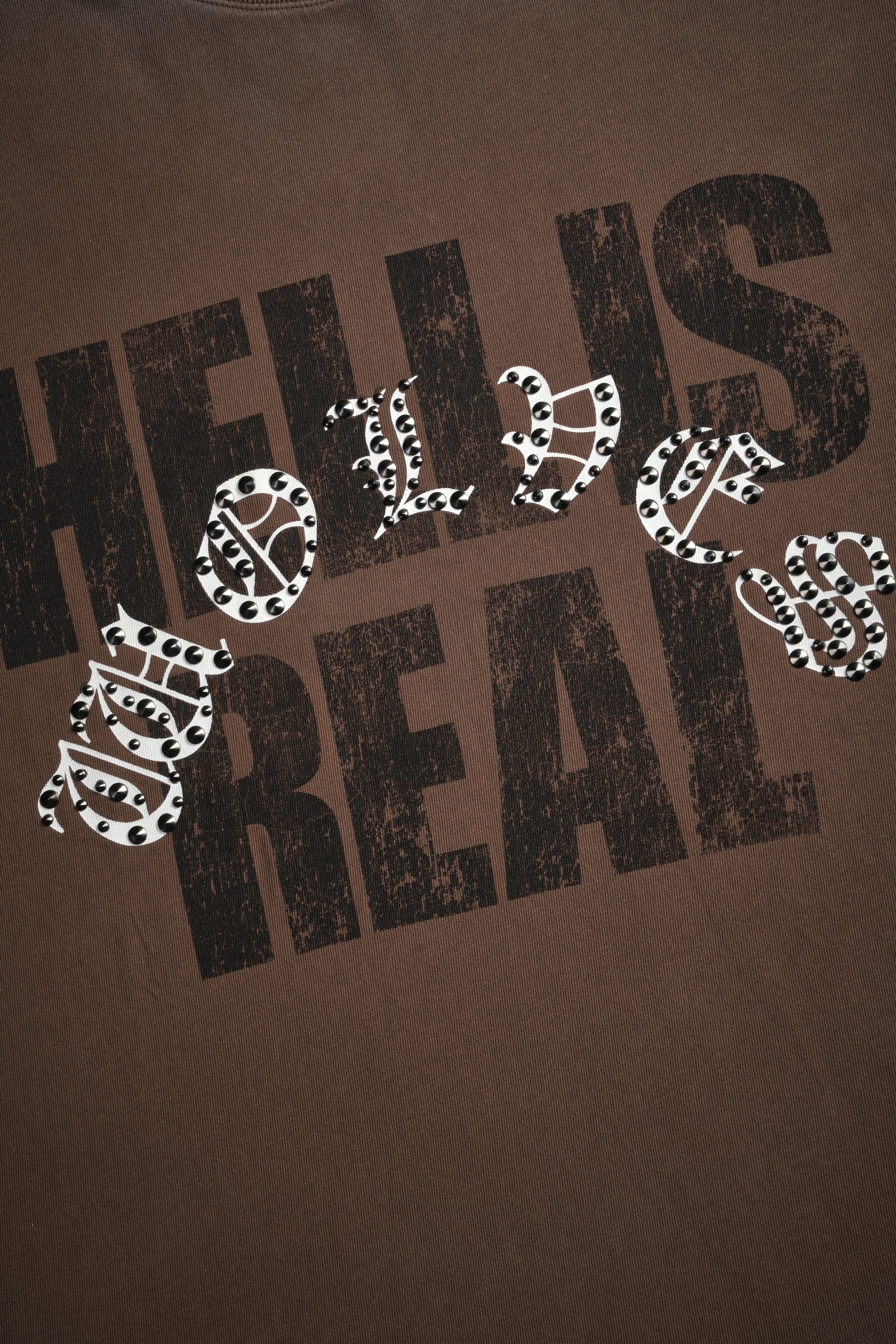 Hell is Real "Premium" Cap Sleeve Tee in Desert Dust