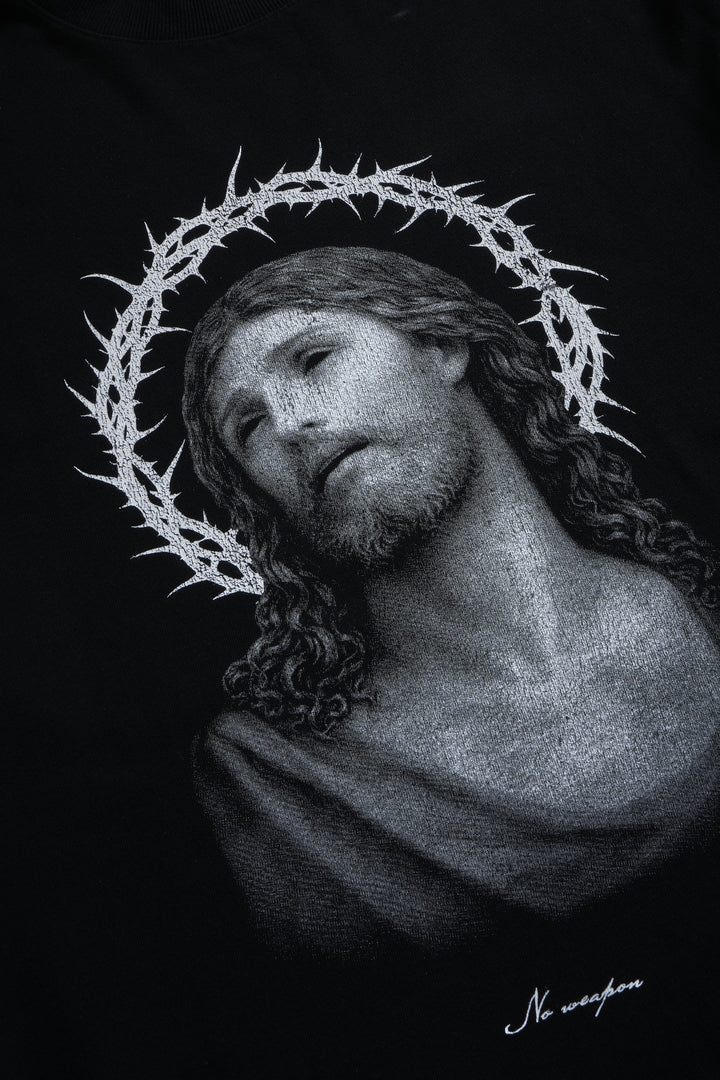 Crowned Premium "Box Cut" Tee Black