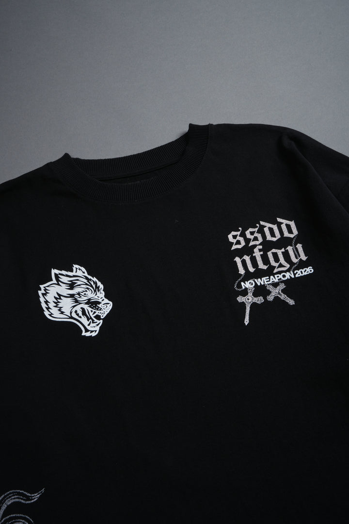 The Fallen Grunge Tee in Black