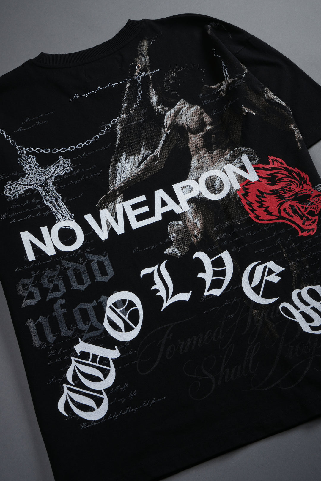 The Fallen Grunge Tee in Black