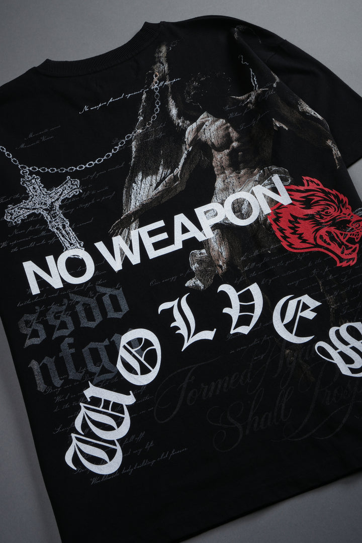 The Fallen Grunge Tee in Black