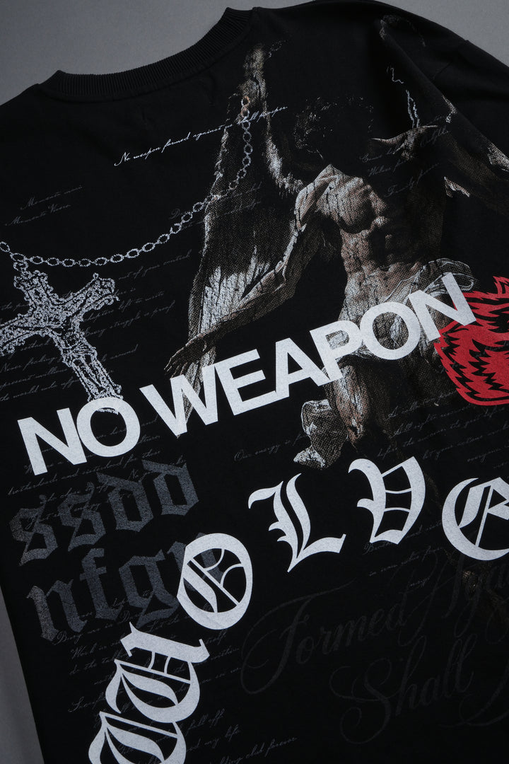 The Fallen Grunge Tee in Black