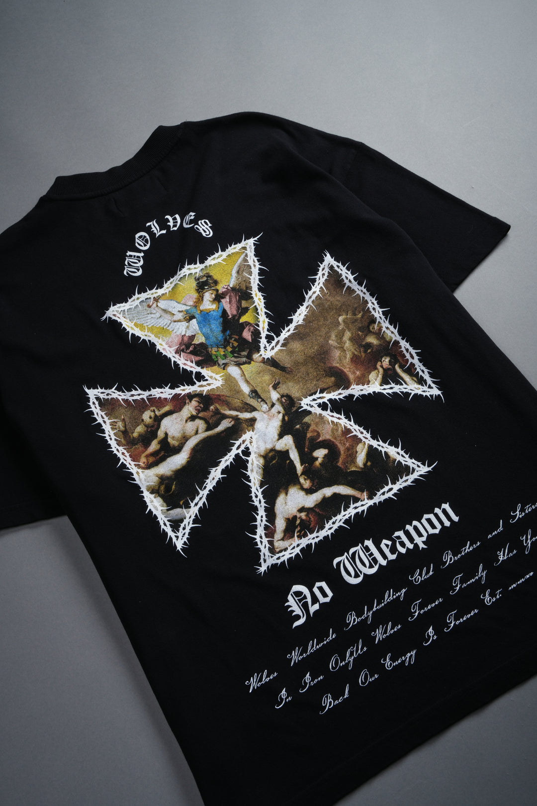 Ascend Premium Oversized Tee in Black