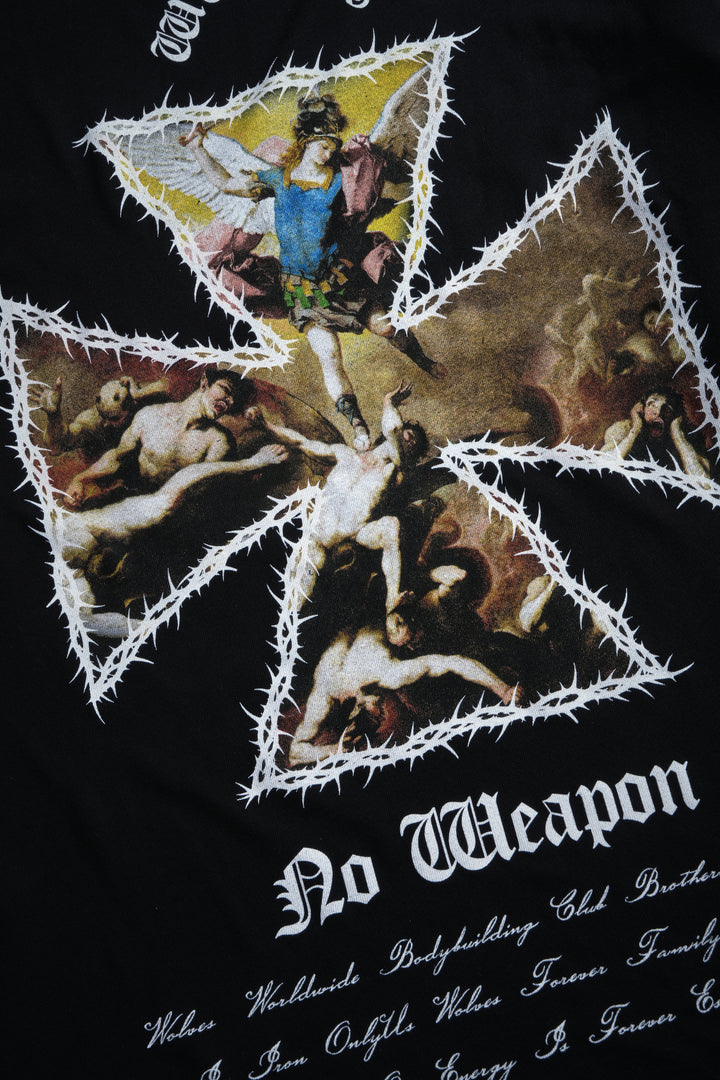 Ascend Premium Oversized Tee in Black