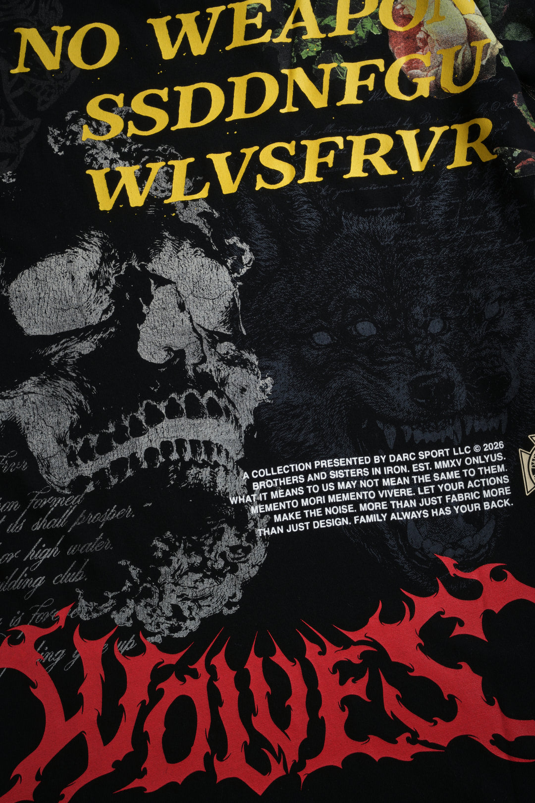 From Dust Premium Oversized Tee in Black