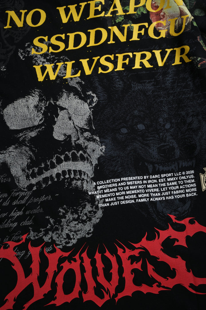 From Dust Premium Oversized Tee in Black