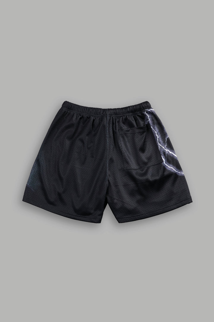 The Power Of The Dark Side Vader Mesh Shorts in Black