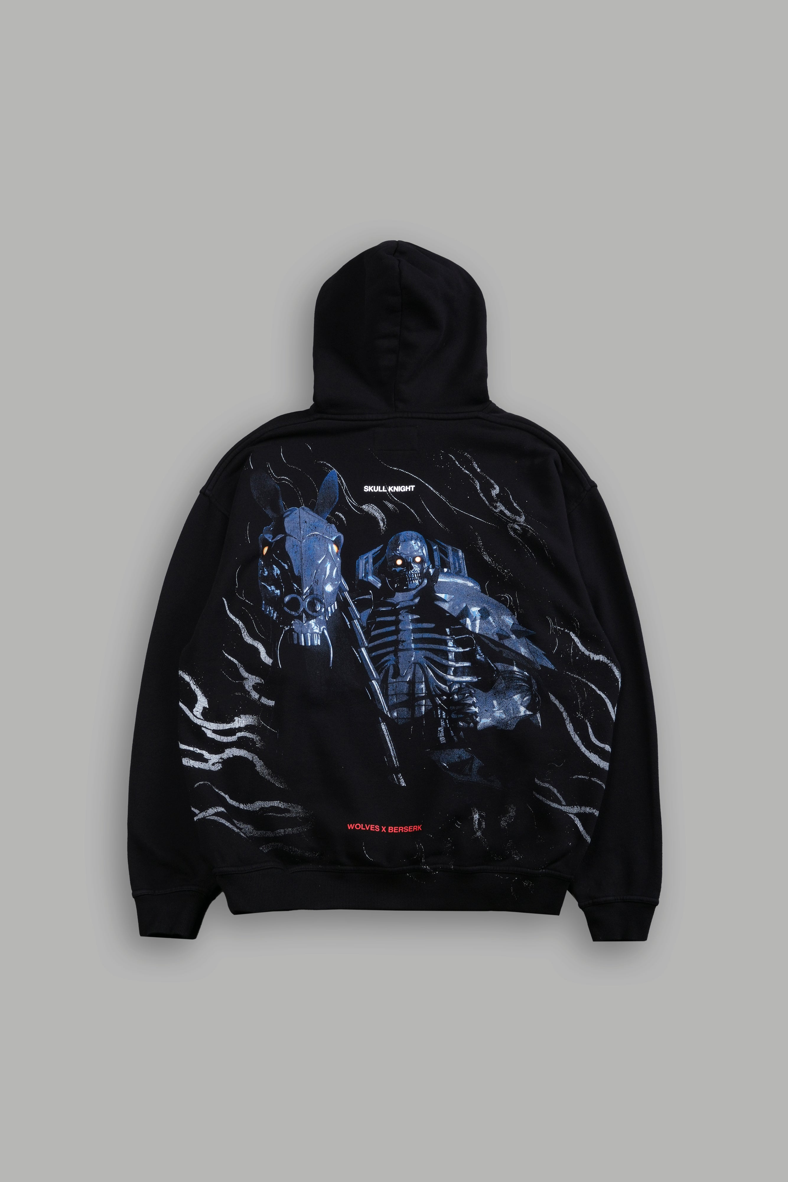 Darc Skull Knight "Side-By-Side" Bishop Hoodie in Black