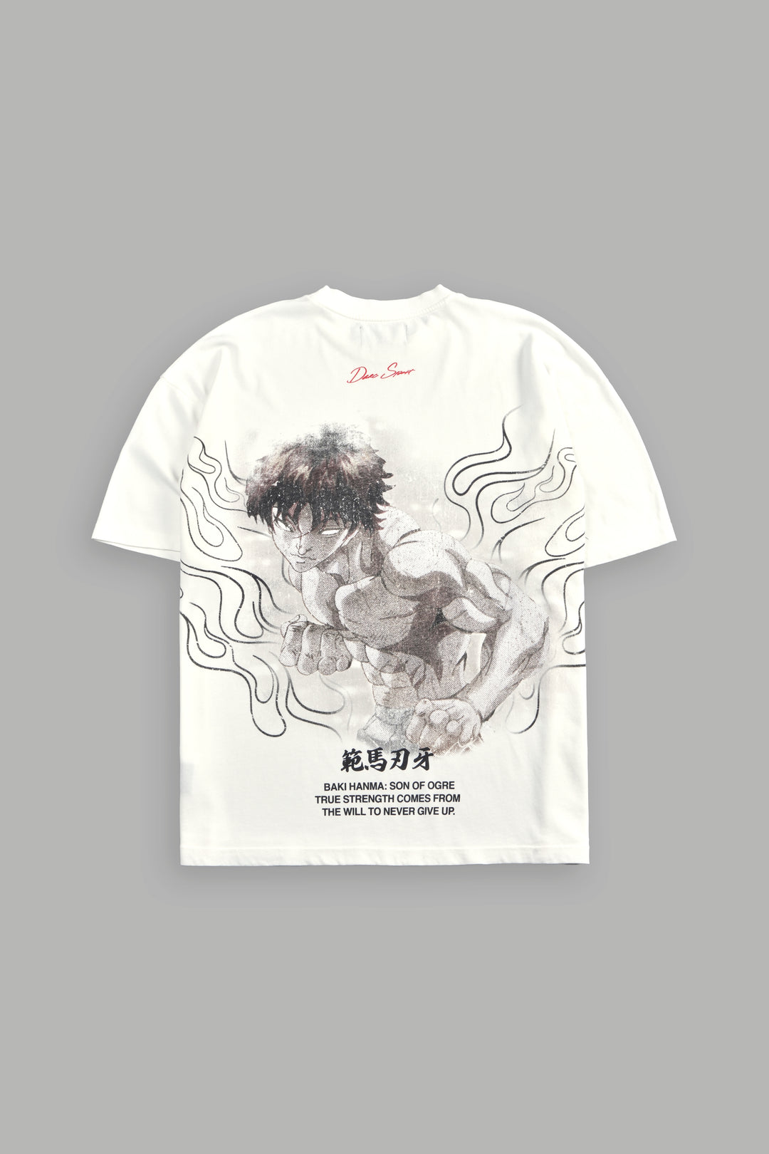 The Champion "Premium" Oversized Tee in Cream