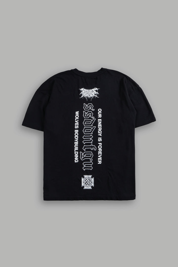 Lobo "Premium" Oversized Tee in Black