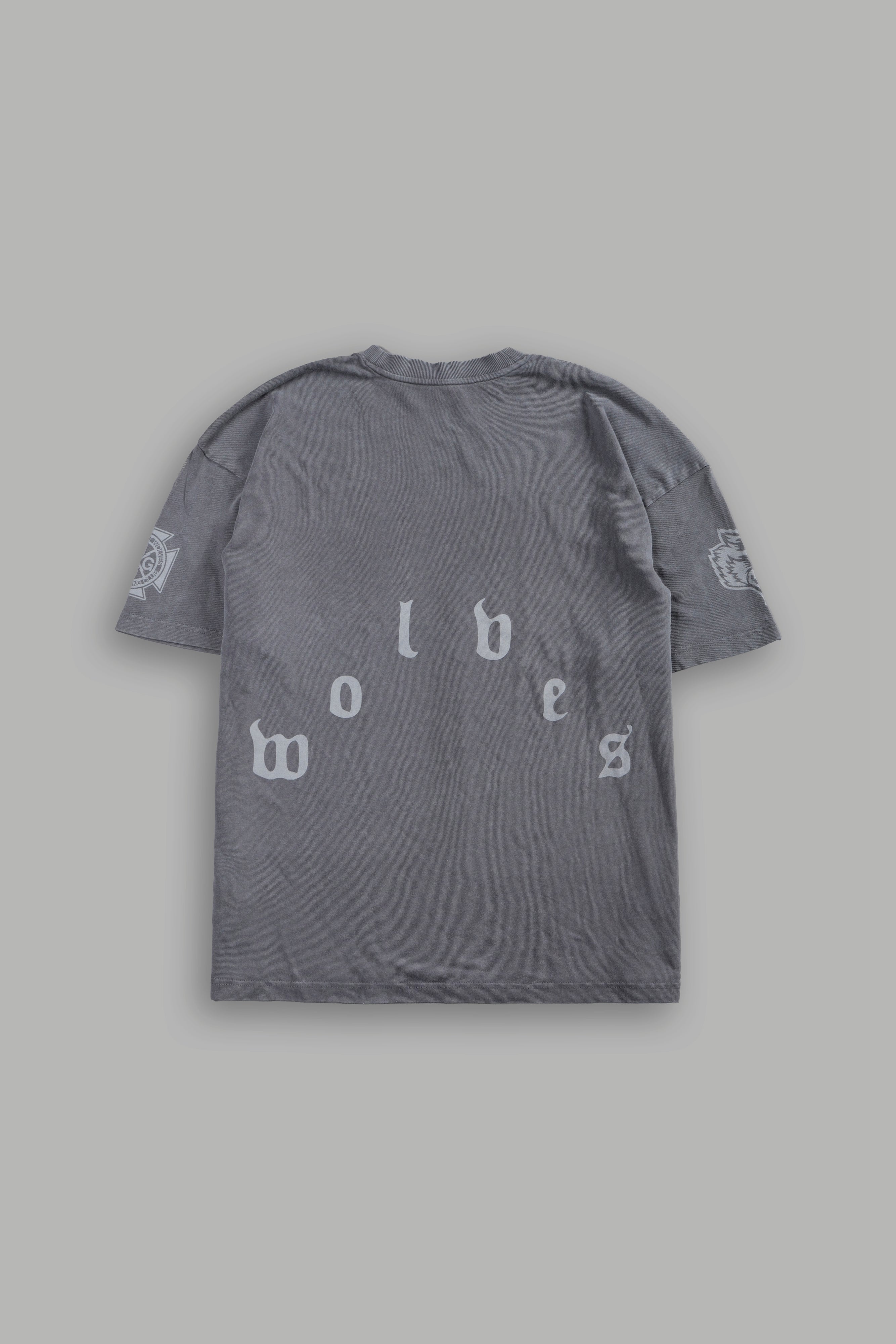 Scorpion Fire Premium Oversized Tee in Slate Gray