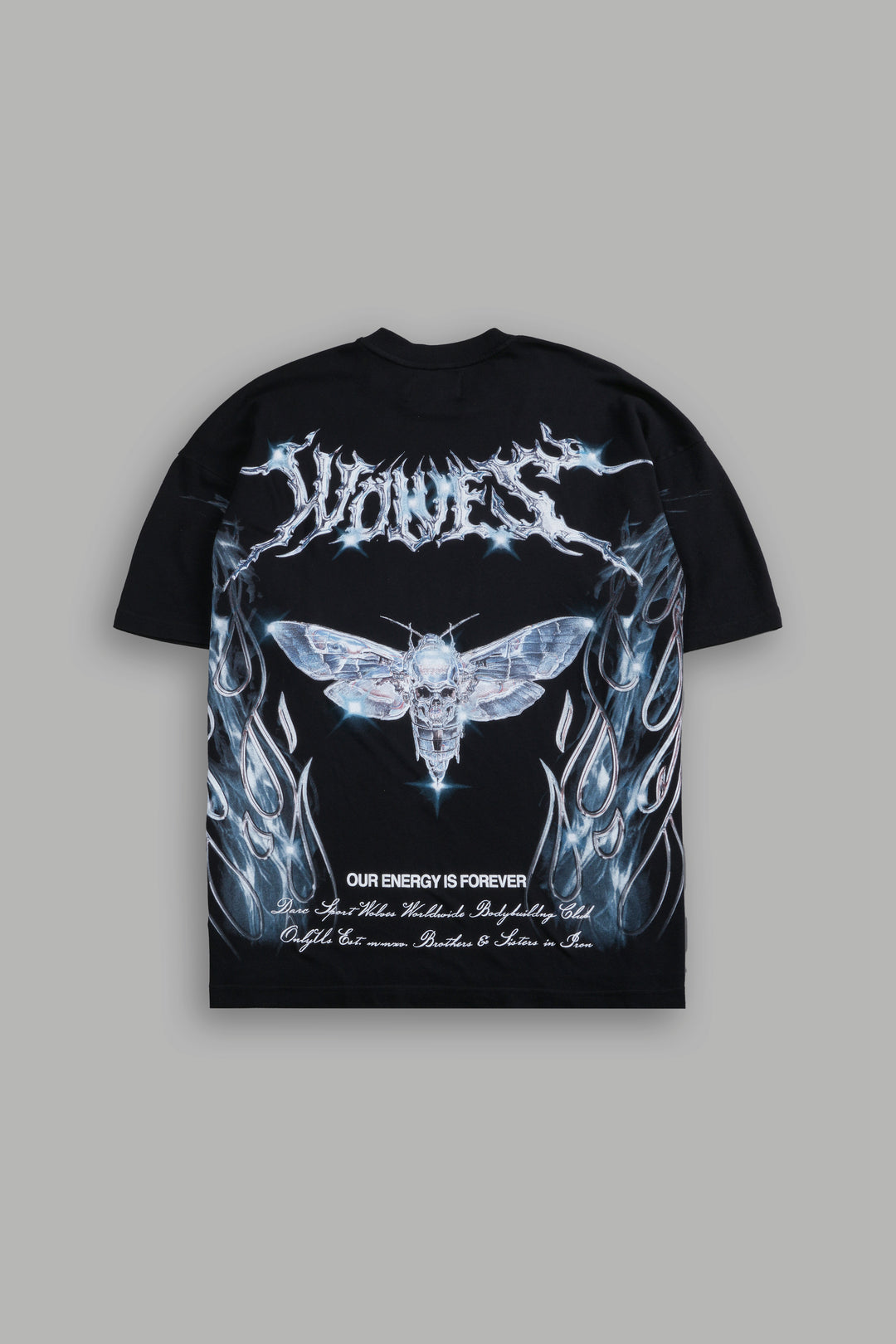 Iron Moth "Premium" Oversized Tee in Black