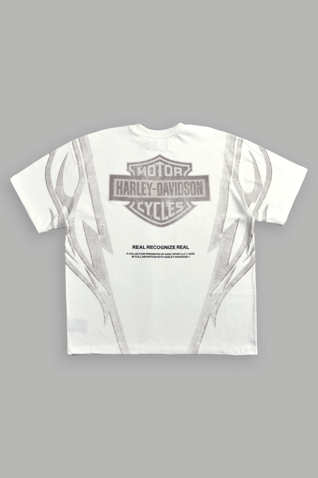 Real Recognize Real Unisex Premium Oversized Tee in Cream