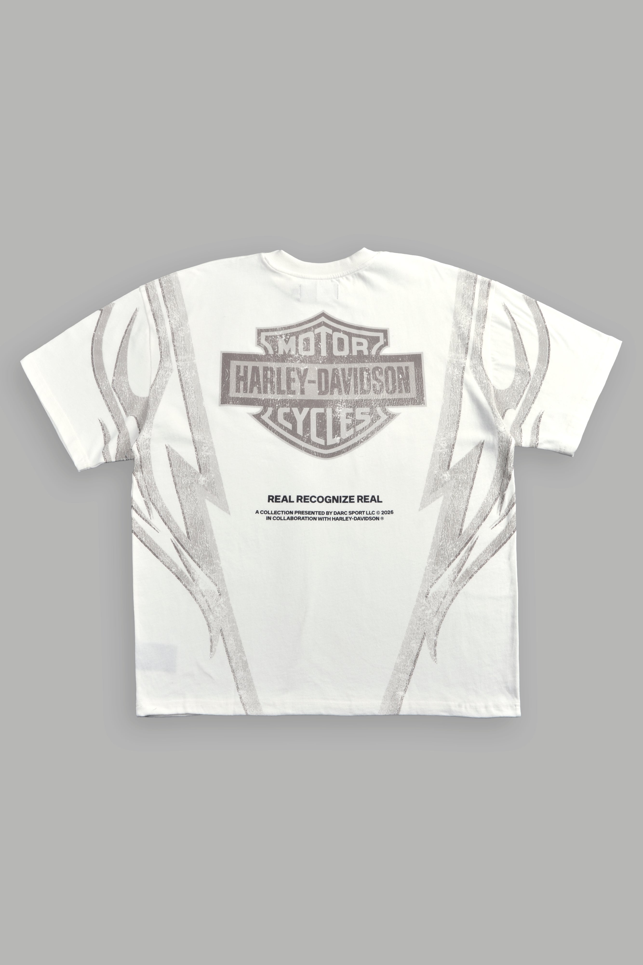 Real Recognize Real Unisex Premium Oversized Tee in Cream