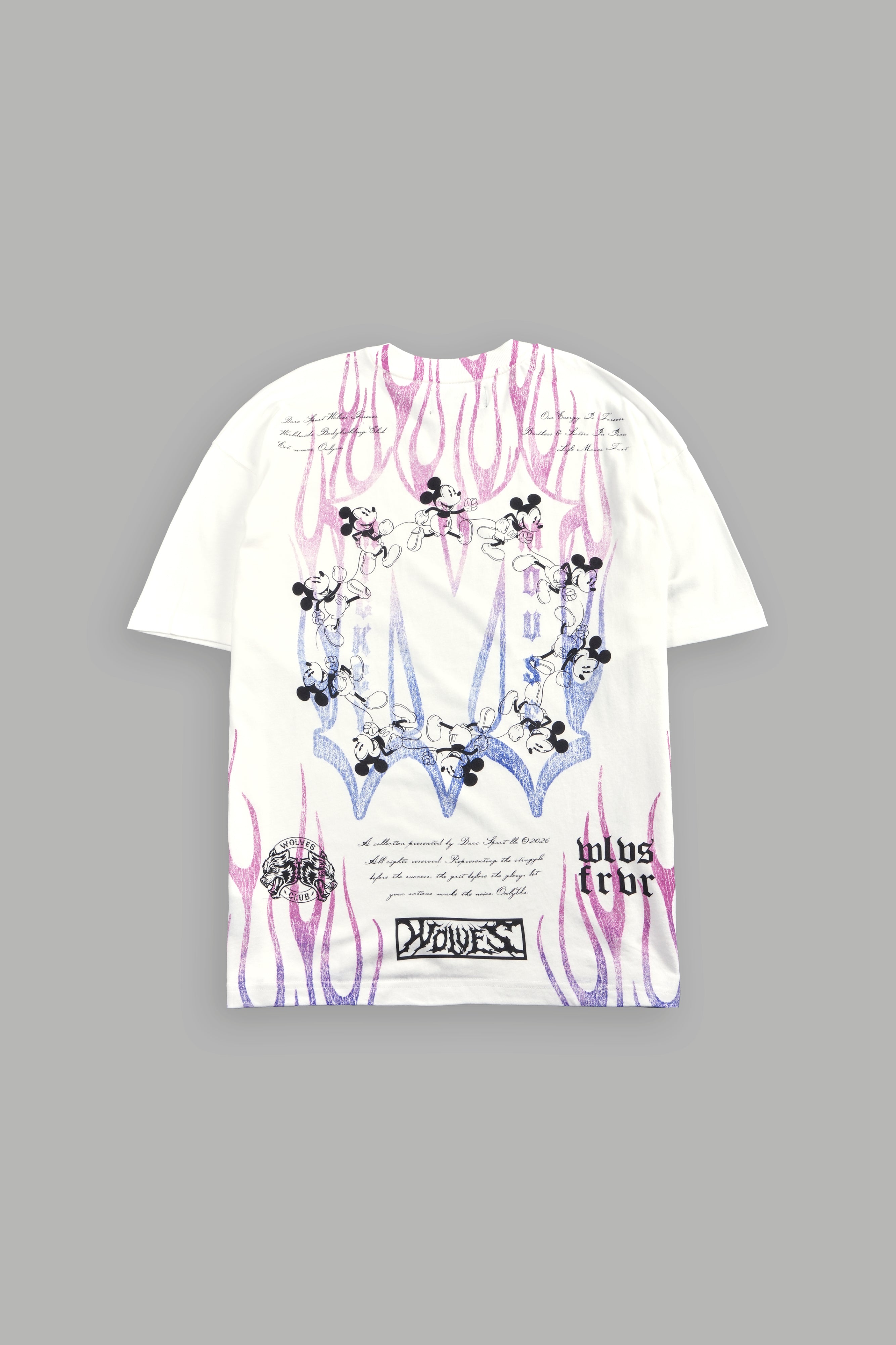 Mickey Forever Premium Oversized Tee in Cream