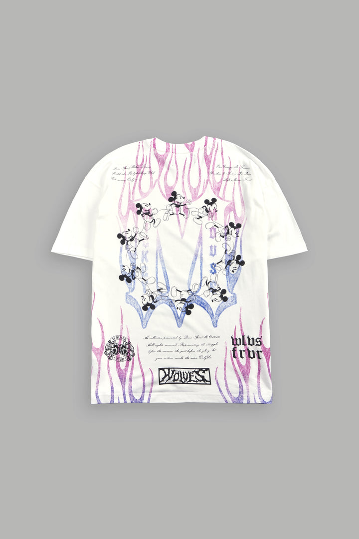 Mickey Forever Premium Oversized Tee in Cream
