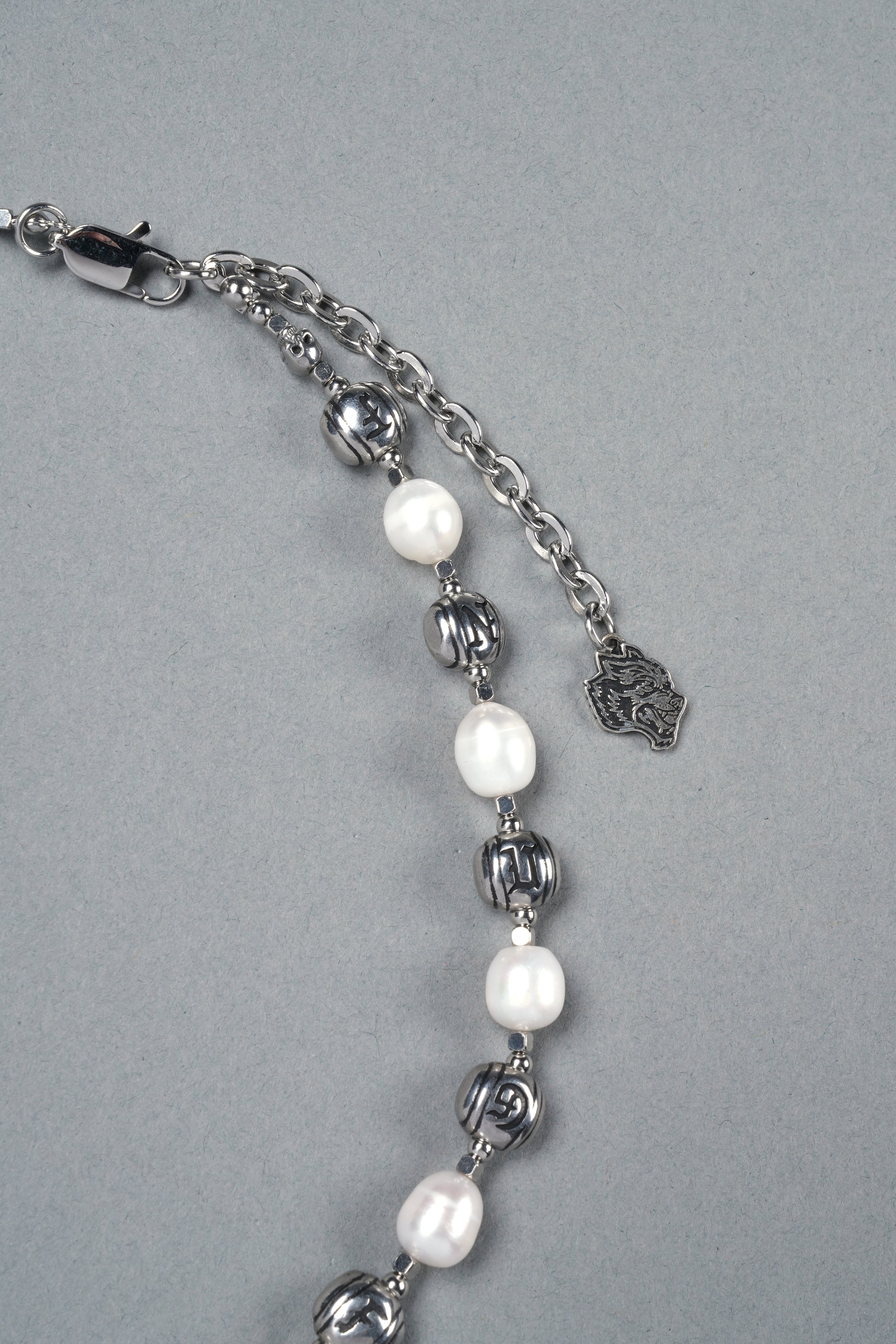 Our Mantra Big Pearl Necklace in Pearl White