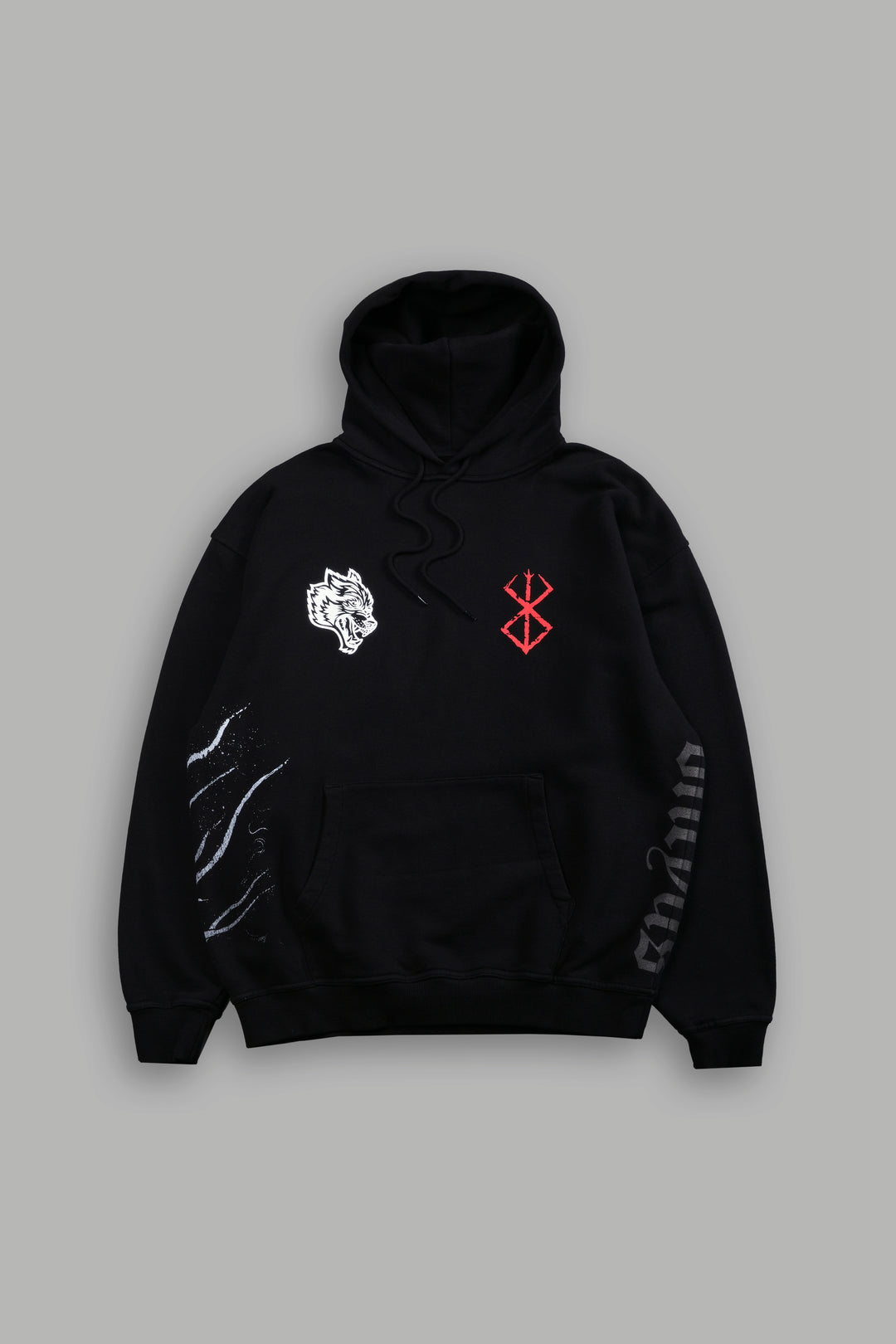 Darc Berserker "Side-By-Side" Bishop Hoodie in Black