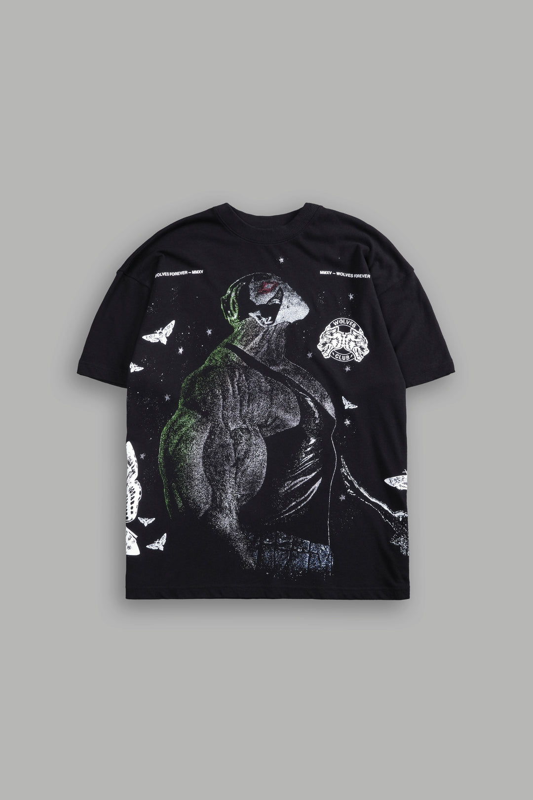 Bane "Side By Side" Oversized Tee in Black