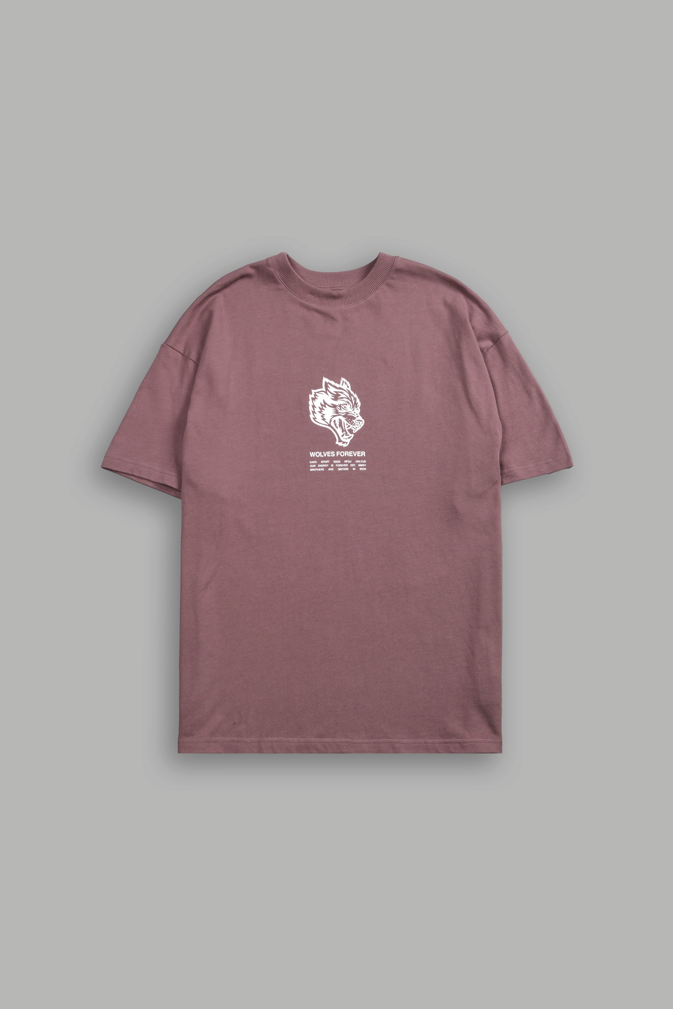 Wolves Have Your Back "Premium" Oversized Unisex Tee in Mauve