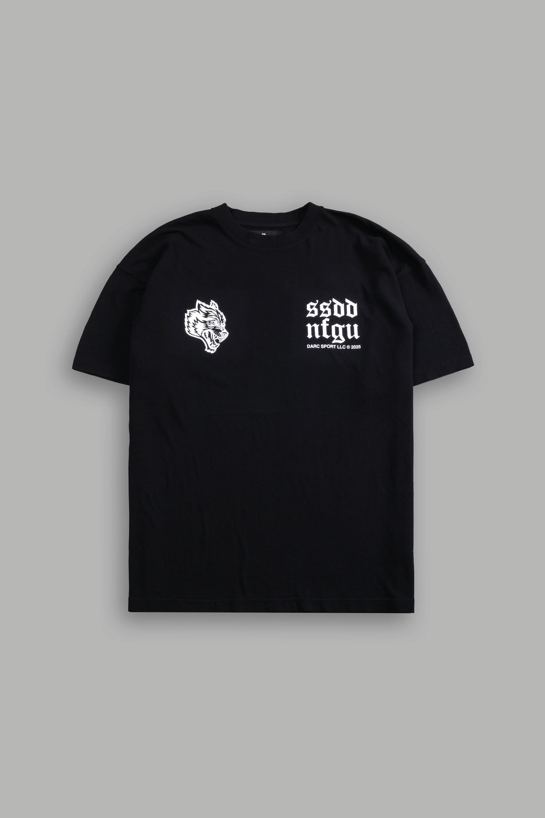 Born Stoic "Premium" Oversized Tee in Black