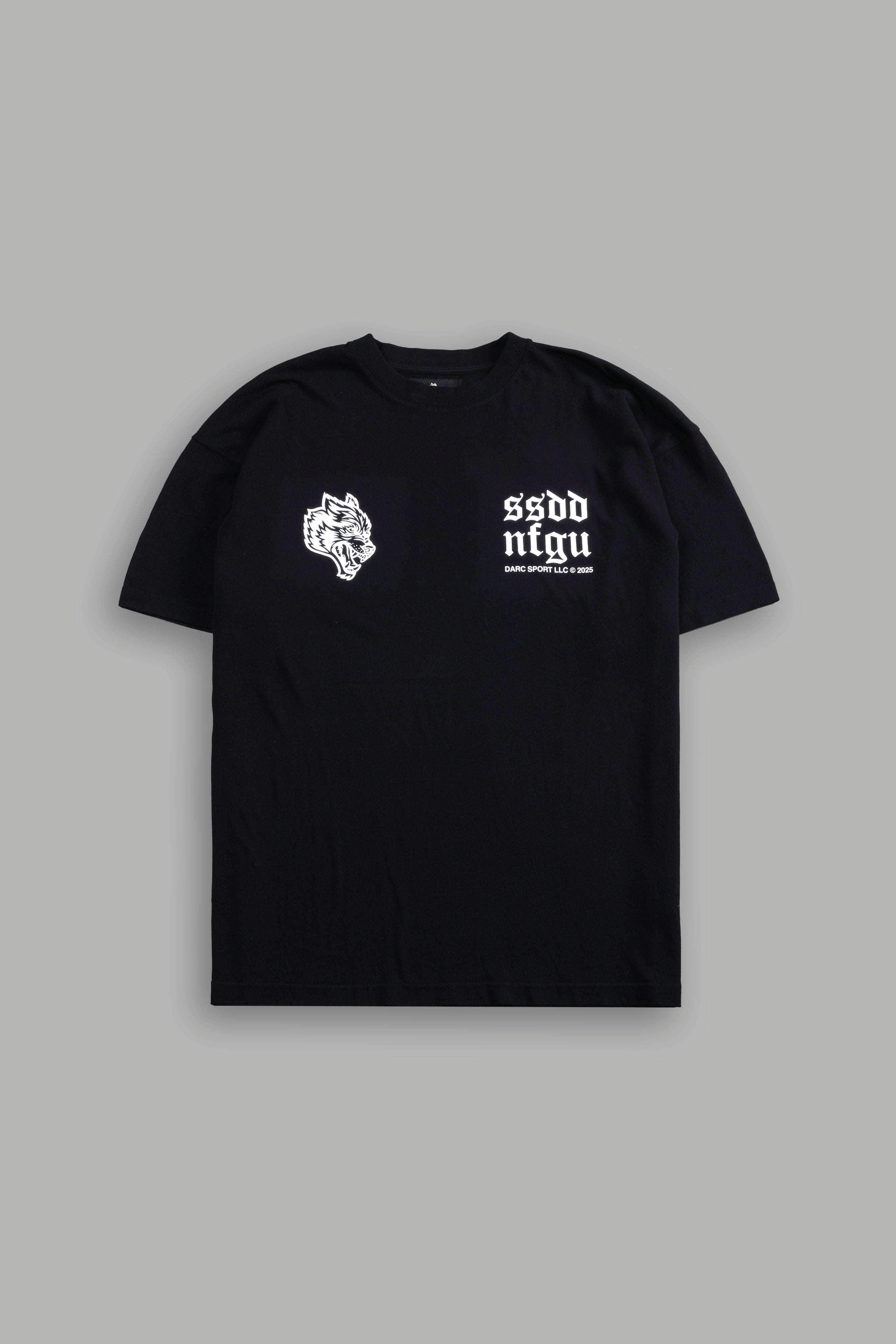 Born Stoic "Premium" Oversized Tee in Black